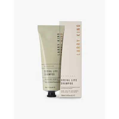 Larry King Haircare Social Life Volumising Shampoo In White