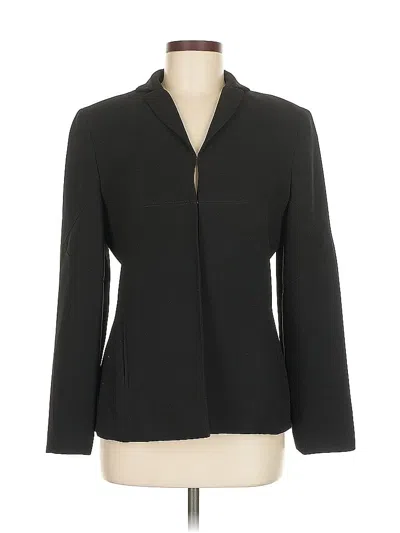 Pre-owned Larry Levine Blazer Jacket In Black