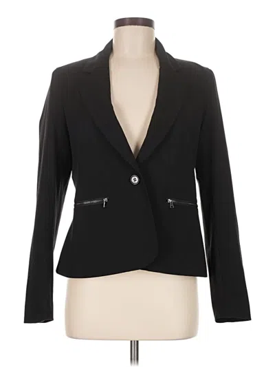 Pre-owned Larry Levine Blazer Jacket In Black