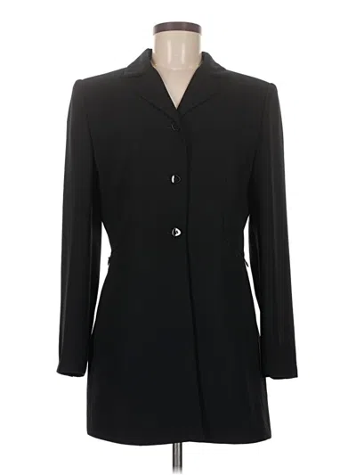 Pre-owned Larry Levine Blazer Jacket In Black