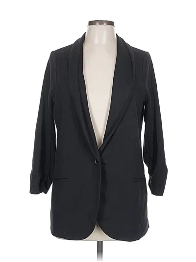 Pre-owned Larry Levine Blazer Jacket In Black