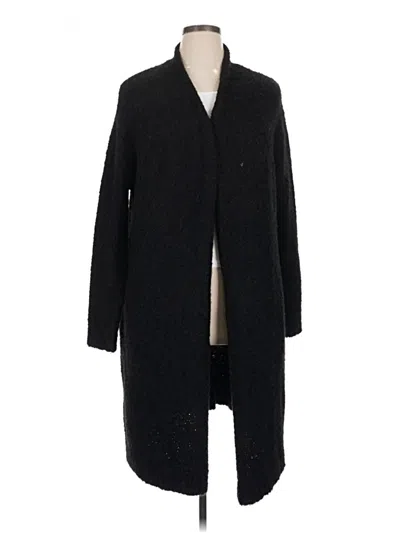 Pre-owned Larry Levine Cardigan Sweater In Black