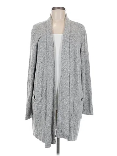 Pre-owned Larry Levine Cardigan Sweater In Gray