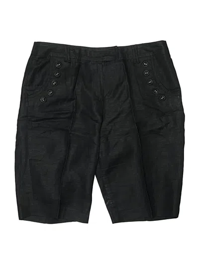 Pre-owned Larry Levine Cargo Shorts In Black