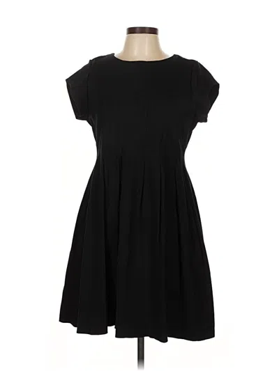 Pre-owned Larry Levine Casual Dress In Black