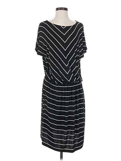 Pre-owned Larry Levine Casual Dress In Black