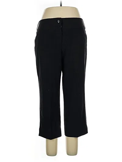 Pre-owned Larry Levine Casual Pants In Black