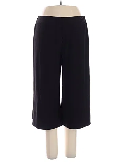 Pre-owned Larry Levine Casual Pants In Black