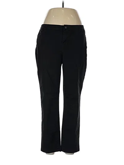 Pre-owned Larry Levine Casual Pants In Black