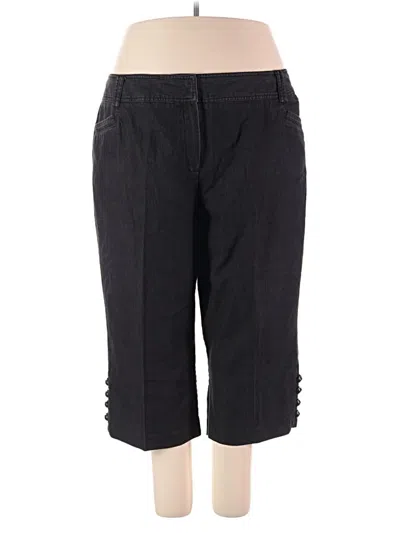 Pre-owned Larry Levine Casual Pants In Black