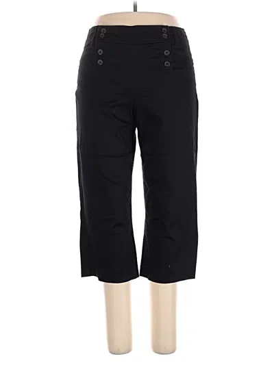 Pre-owned Larry Levine Casual Pants In Black