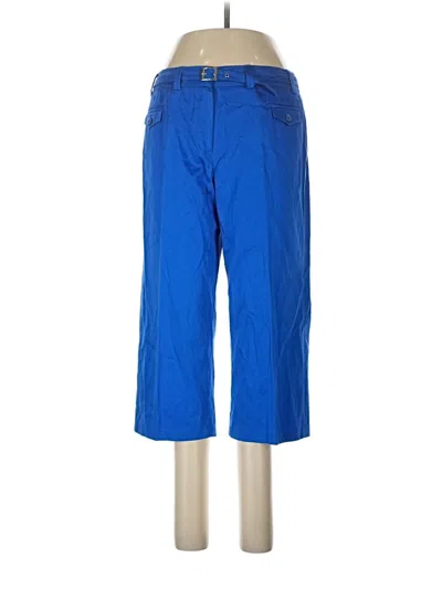 Pre-owned Larry Levine Casual Pants In Blue