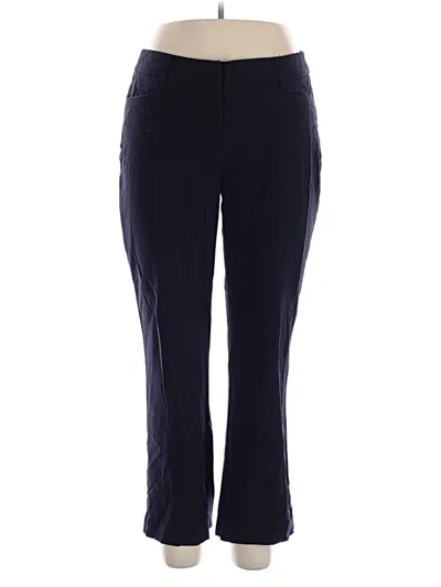 Pre-owned Larry Levine Casual Pants In Blue