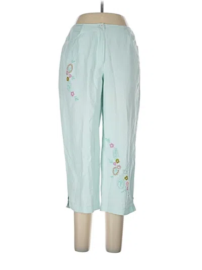 Pre-owned Larry Levine Casual Pants In Blue
