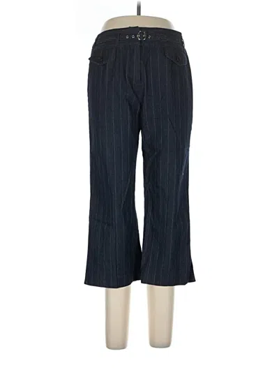 Pre-owned Larry Levine Casual Pants In Blue
