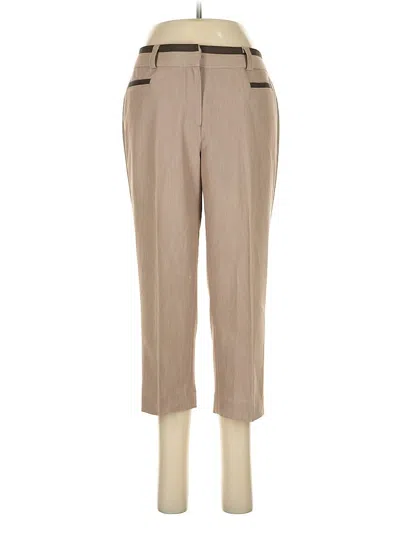Pre-owned Larry Levine Casual Pants In Brown