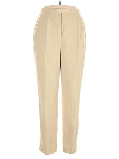 Pre-owned Larry Levine Casual Pants In Brown