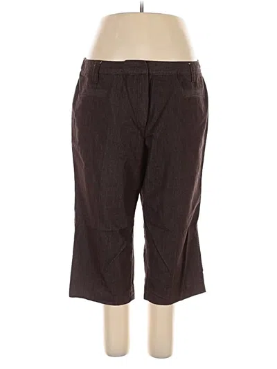 Pre-owned Larry Levine Casual Pants In Brown