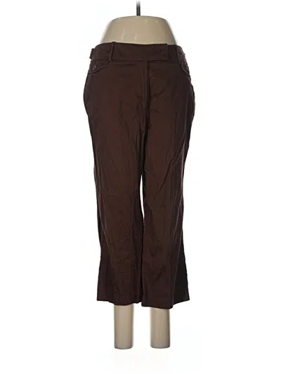Pre-owned Larry Levine Casual Pants In Brown