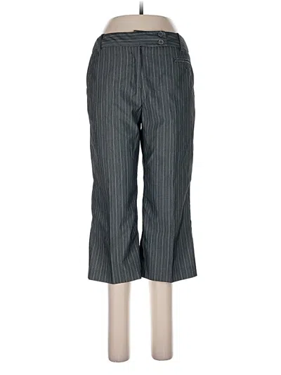 Pre-owned Larry Levine Casual Pants In Gray