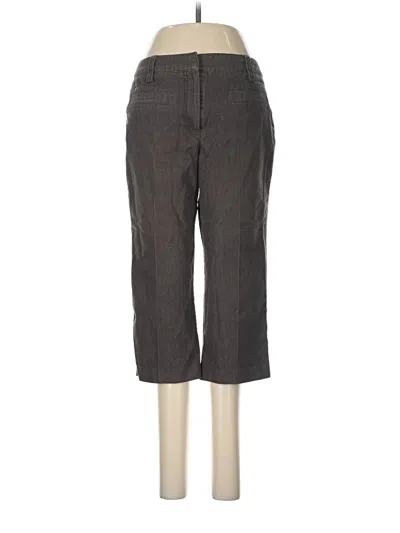 Pre-owned Larry Levine Casual Pants In Gray