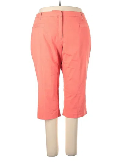 Pre-owned Larry Levine Casual Pants In Orange