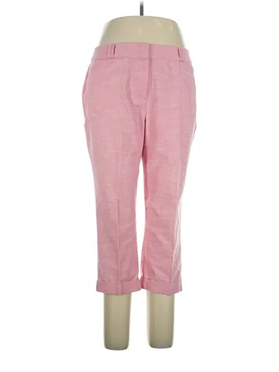 Pre-owned Larry Levine Casual Pants In Pink