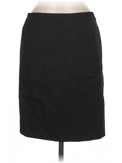 Pre-owned Larry Levine Casual Skirt In Black