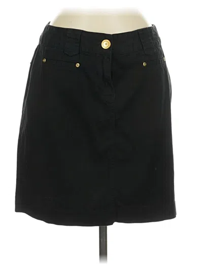 Pre-owned Larry Levine Casual Skirt In Black