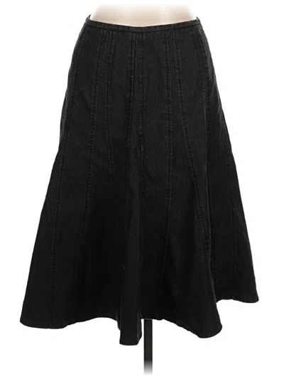Pre-owned Larry Levine Casual Skirt In Black