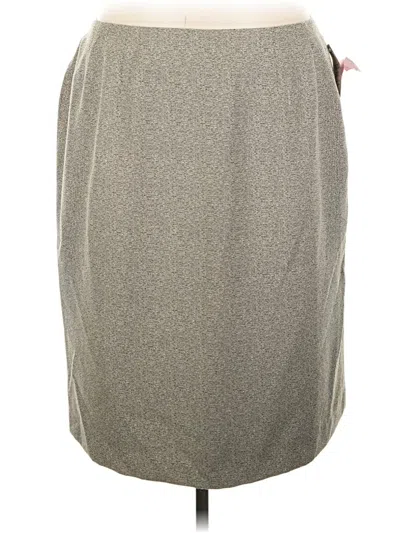 Pre-owned Larry Levine Casual Skirt In Gray