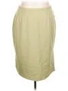 Larry Levine Casual Skirt In Green