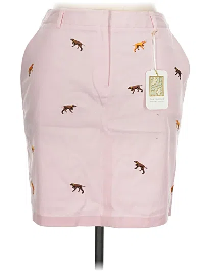 Pre-owned Larry Levine Casual Skirt In Pink