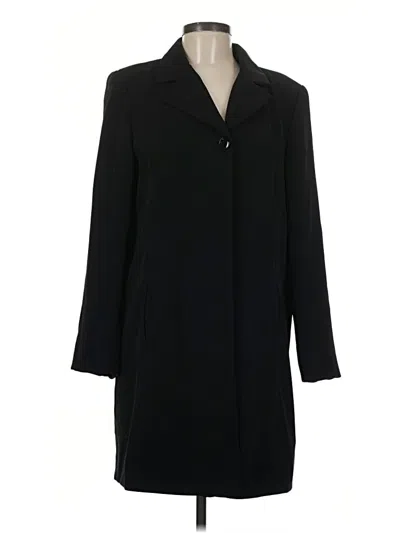 Pre-owned Larry Levine Coat In Black