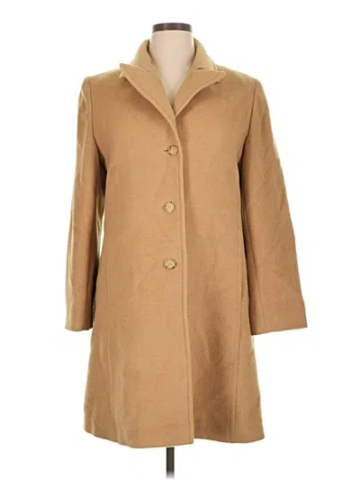 Pre-owned Larry Levine Coat In Brown