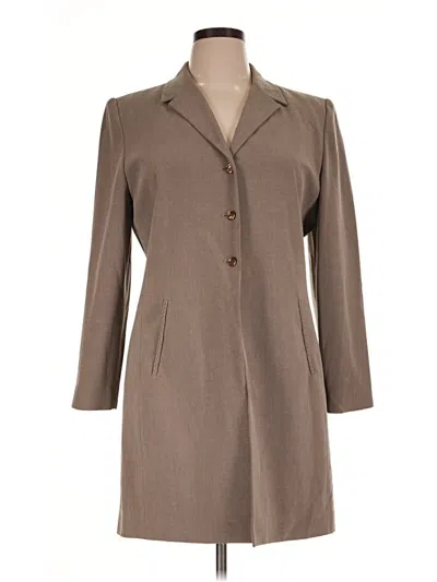 Pre-owned Larry Levine Coat In Brown