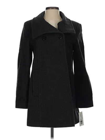 Pre-owned Larry Levine Coat In Gray