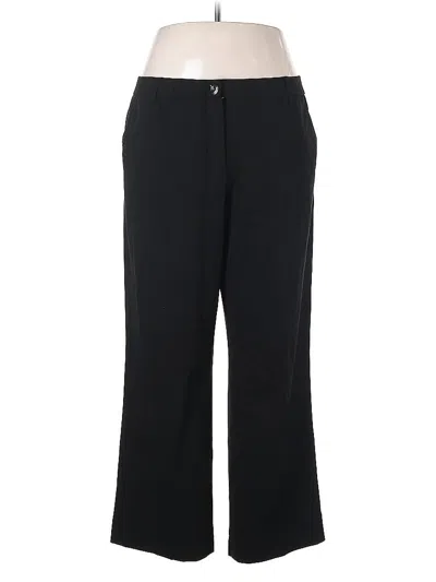 Pre-owned Larry Levine Dress Pants In Black