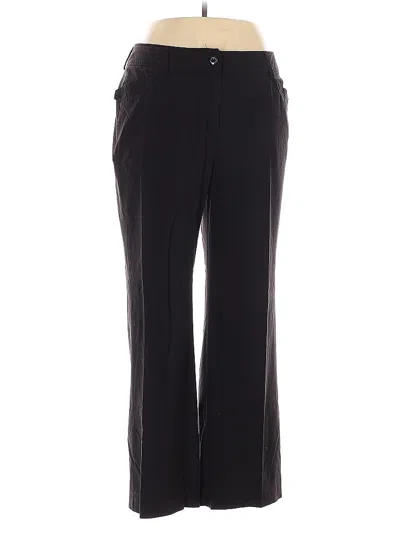 Pre-owned Larry Levine Dress Pants In Black