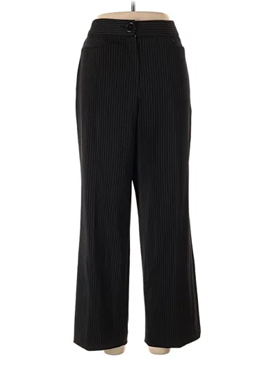 Pre-owned Larry Levine Dress Pants In Black