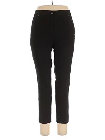 Pre-owned Larry Levine Dress Pants In Black