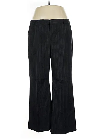 Pre-owned Larry Levine Dress Pants In Black