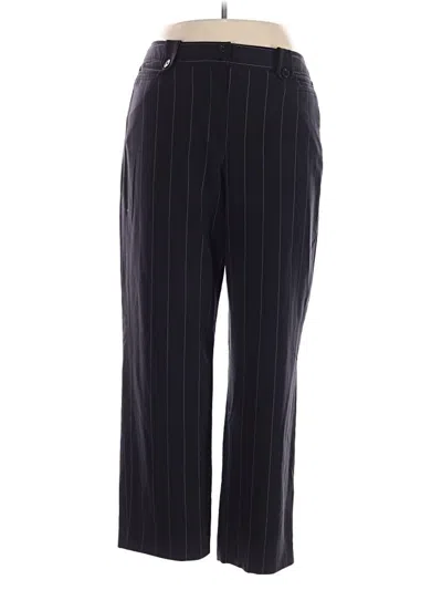 Pre-owned Larry Levine Dress Pants In Black