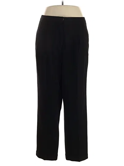 Pre-owned Larry Levine Dress Pants In Black