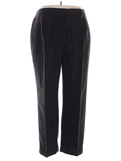 Pre-owned Larry Levine Dress Pants In Black