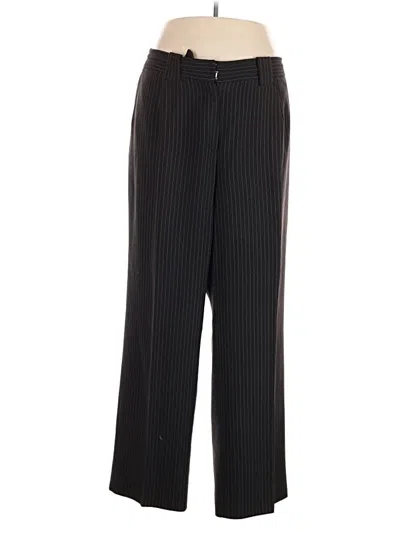 Pre-owned Larry Levine Dress Pants In Black