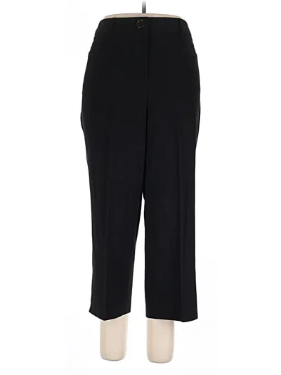 Pre-owned Larry Levine Dress Pants In Black