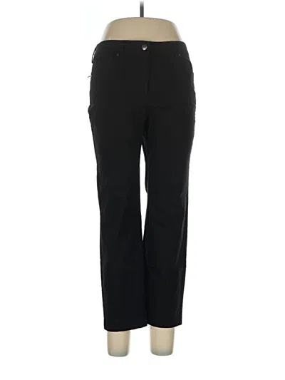 Pre-owned Larry Levine Dress Pants In Black