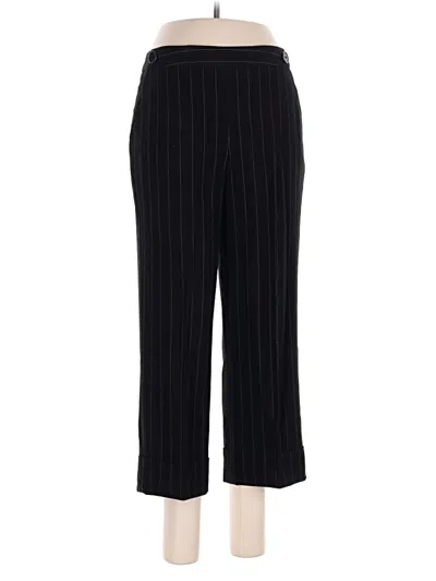 Pre-owned Larry Levine Dress Pants In Black