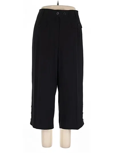 Pre-owned Larry Levine Dress Pants In Black